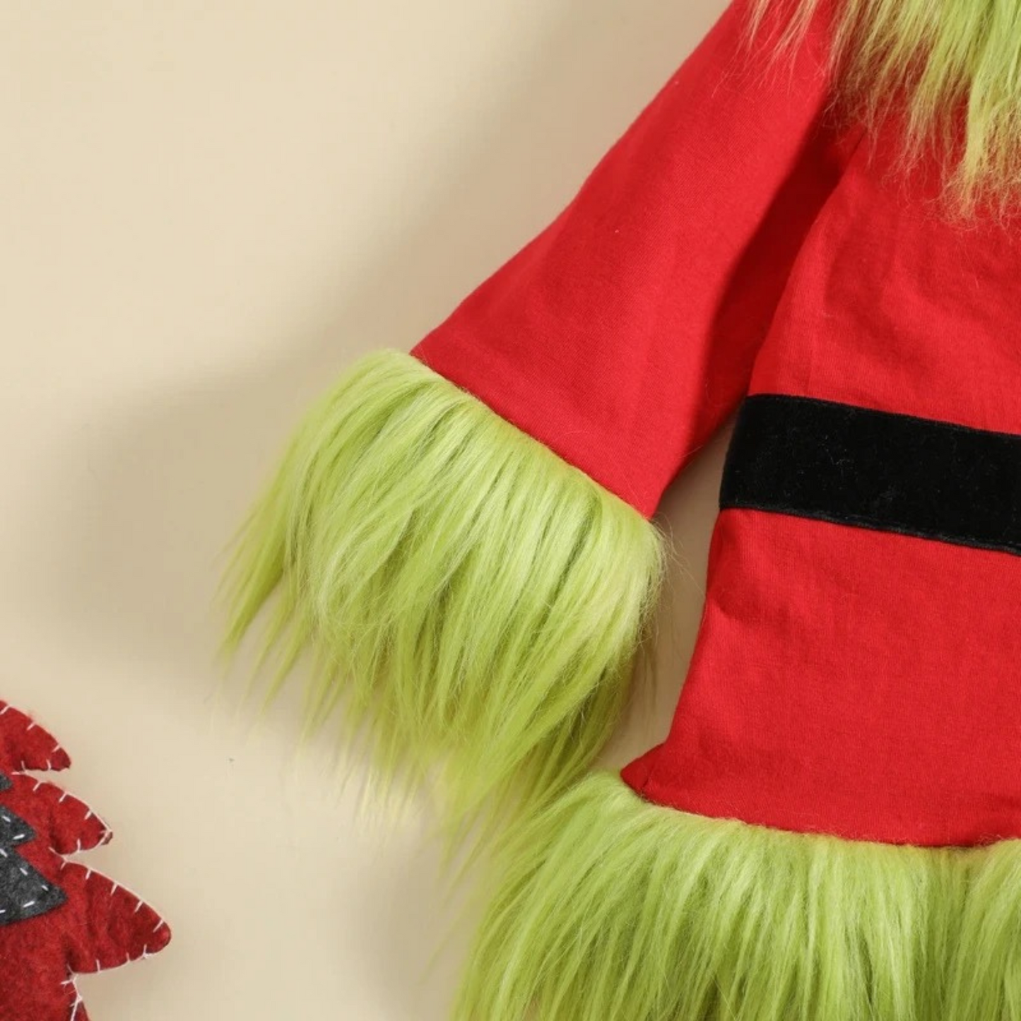 The Baby Who Stole Christmas- Grinchmas- Boy Christmas Costume- Funny Boy Christmas Outfit- Green and Red Santa Outfit