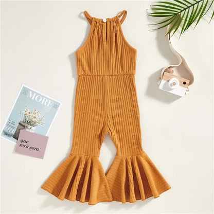 Bell Bottom Romper Summer Girls Clothes