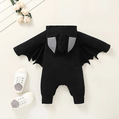 Baby Bat Onesie with Wings and Hood