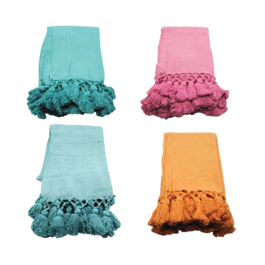 Tassel Throw Blanket