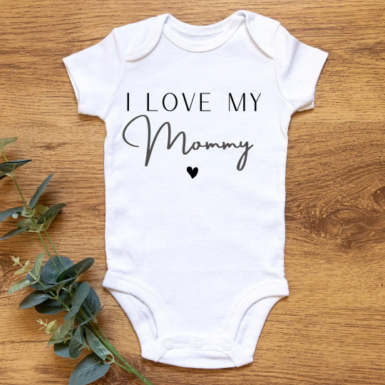 I Love My Daddy or Mommy Onesie