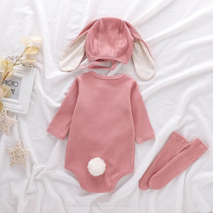 Springtime Easter Bunny Outfit 3 Piece Set for Babies and Toddlers