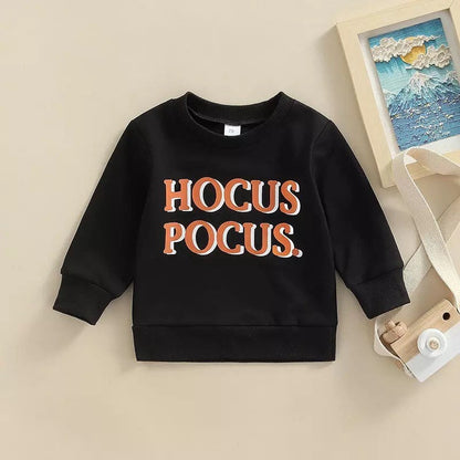 Halloween Long sleeve Sweaters, Hey Boo, Hocus Pocus