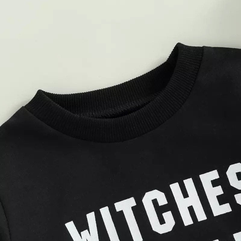 Halloween Long sleeve Sweaters, Witches Be Crazy for Baby, Toddler or Little Kid